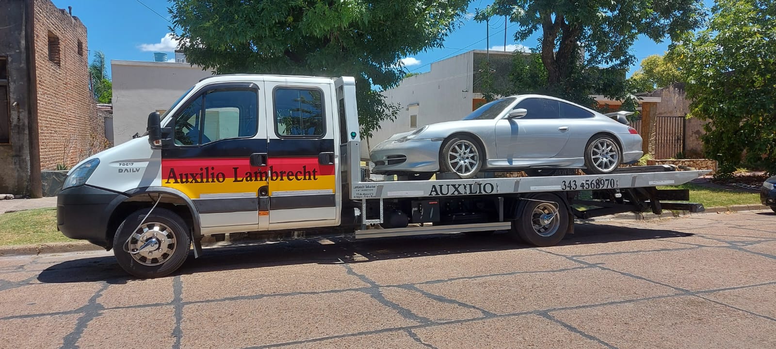 Remolque de vehículo en Paraná con Auxilio Lambrecht